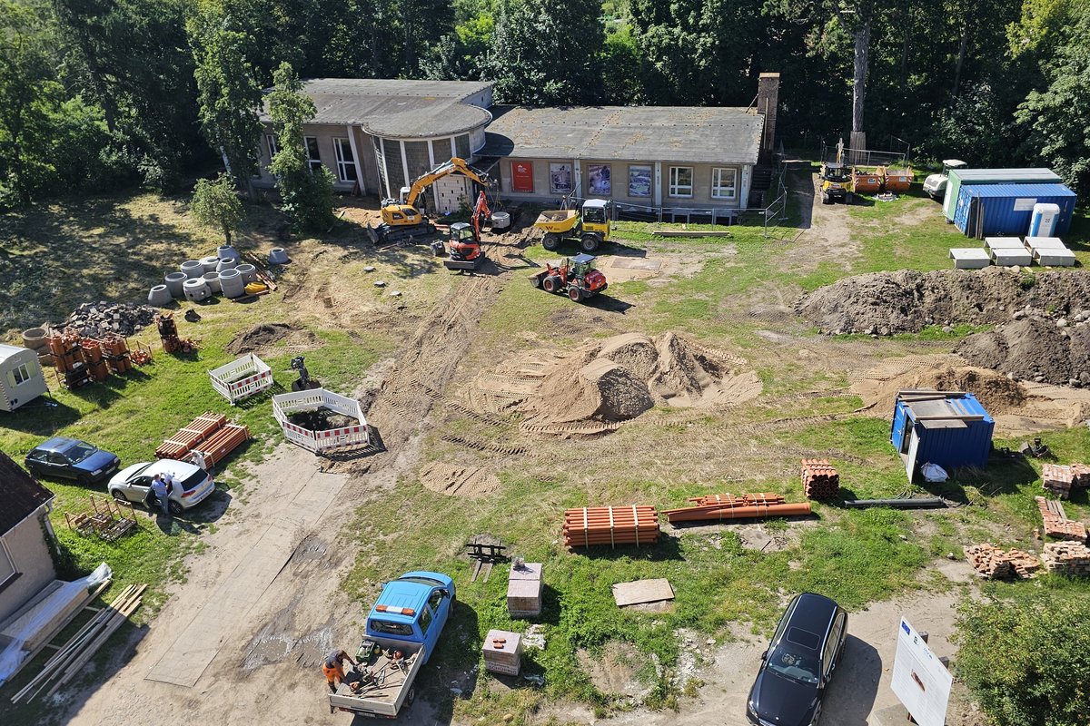 Großbaustelle Schlossberg Gadebusch