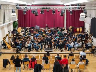Konzert auf einer Bühne